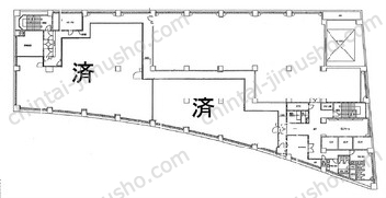 トーシンビルの間取図
