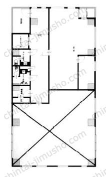 K＆Gビル4階の間取図