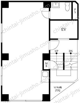 仲町塚本ビル1階の間取図