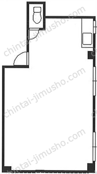 東栄コーポ1階の間取図