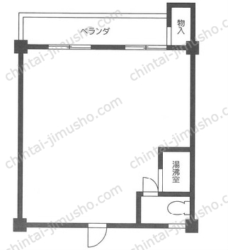 大輝ビル4階の間取図
