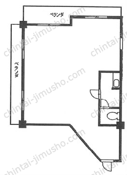 大輝ビル4階の間取図