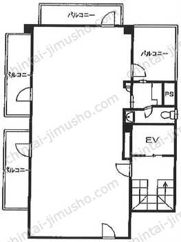 POOLDUCK BLDG（プールダックビル）の間取図