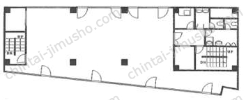 サンシャインビル10階の間取図