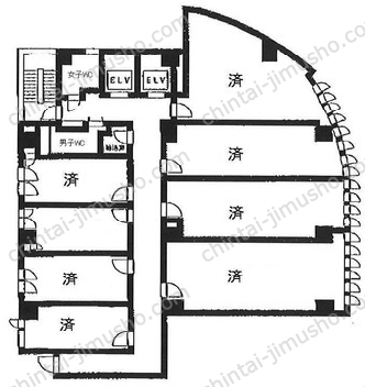 恵比寿ファイブビルの間取図