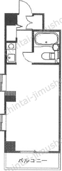 藤和ハイタウン新宿の間取図