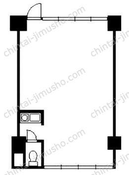 橋本ビル2階の間取図