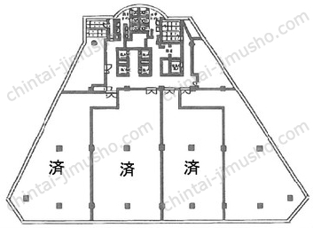 ファーレイーストビルの間取図