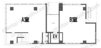 BRICK GATE 茅場町1階の間取図