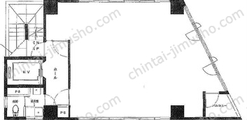 BizSQUARE 八丁堀の間取図