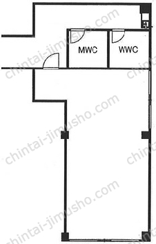 立川サニーハイツ2階の間取図