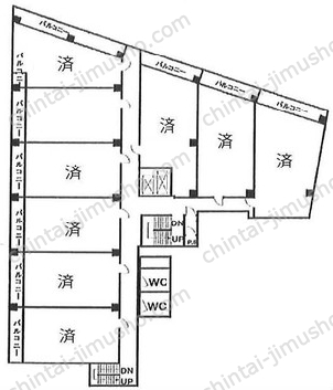 新陽ビルの間取図