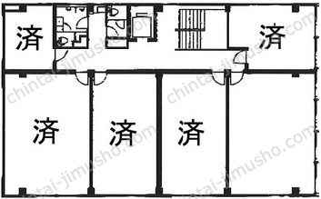神谷ビルの間取図