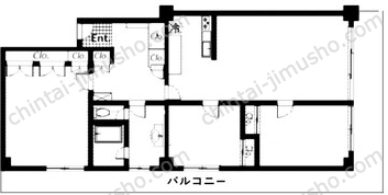大永初台マンションの間取図