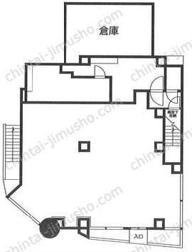 森山ビル1階の間取図
