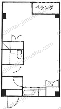 鯉江ビル5階の間取図