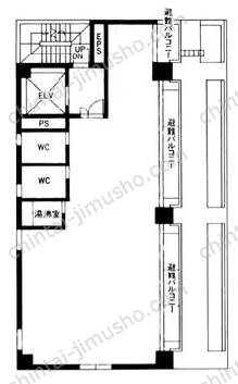 第2伊三美ビル8階の間取図