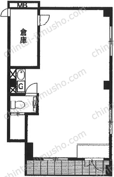 柴田ビル1階の間取図
