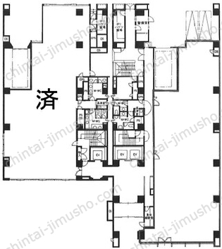 KDX東茅場町三洋ビル（本館）の間取図