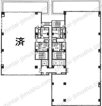 KDX東茅場町三洋ビル（本館）の間取図