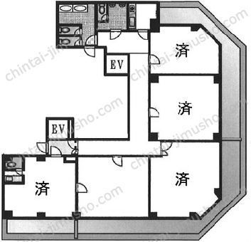 YKB新宿御苑ビル／IMB Office新宿御苑の間取図