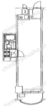目黒西口マンション2号館の間取図