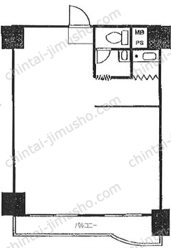西新宿ダイヤモンドパレスの間取図