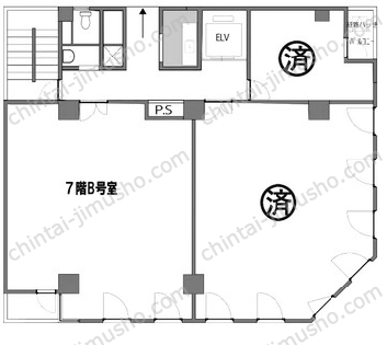 新橋第一ビルの間取図