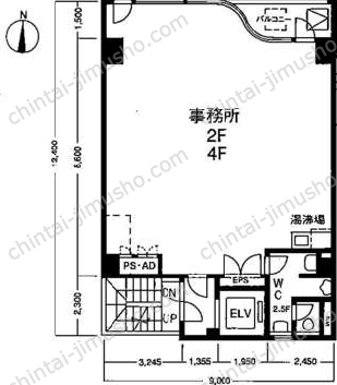 石川第2LKビルの間取図