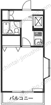 碑文谷壱番館3階の間取図