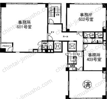 大手町宝栄ビルの間取図