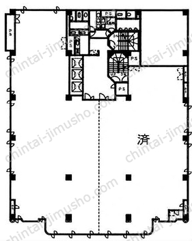 パレアナビル6階の間取図