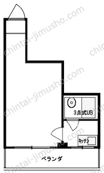 オフィス新横浜2階の間取図