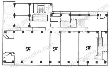 A-PLACE馬車道の間取図