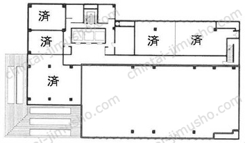 A-PLACE馬車道の間取図