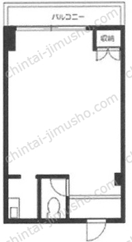 シャンブル15の間取図