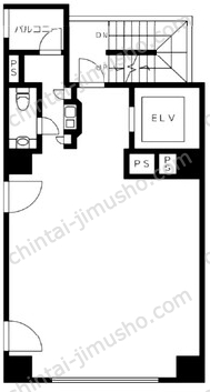 横浜エクセレントⅩⅥ8階の間取図