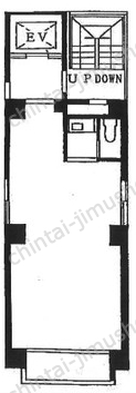 レジェンド岩本町ビル4階の間取図