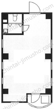 麹町シャインビル3階の間取図