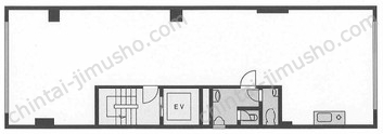 興信第一ビル3Fの間取図