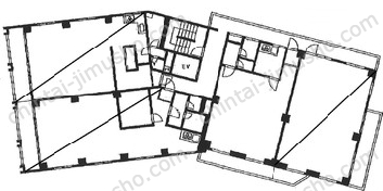 有栖川マンション4階の間取図
