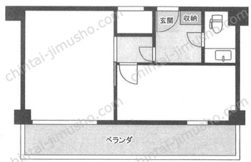 サンモール道玄坂5階の間取図