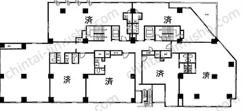 クリエート三田ビルの間取図