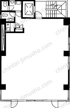岩本ビル3Fの間取図