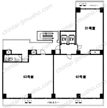 中川ビルの間取図
