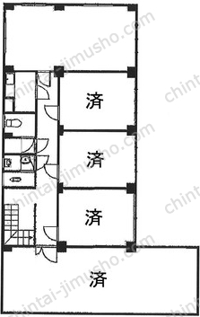 日高ビルの間取図