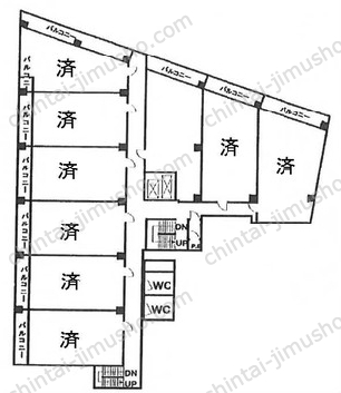 新陽ビルの間取図