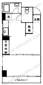 シグマロイヤルハイツ4階の間取図