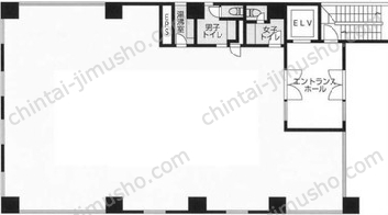 K＆Gビル1階の間取図