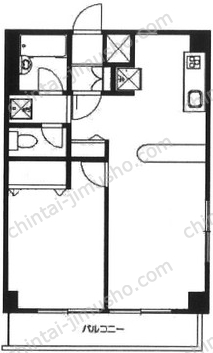 麹町ニシベマンションの間取図